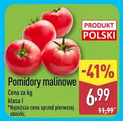 ALDI Pomidory Polski oferta