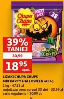 Auchan Zestaw słodyczy party mix halloween Chupa Chups oferta
