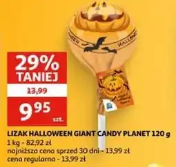 Auchan Lizak halloween Candy Planet oferta