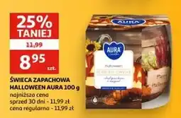 Auchan Świeca halloween Aura Fragrances Candles oferta