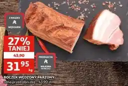 Auchan Boczek wędzony parzony Auchan oferta
