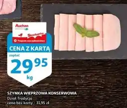 Auchan Szynka wieprzowa konserwowa oferta