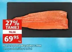 Auchan Filet z łososia bez skóry oferta