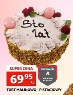 Auchan Tort malinowo-pistacjowy Auchan oferta