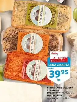 Auchan Ser myśliwski wędzony z papryką Vilvi oferta