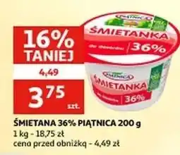 Auchan Śmietanka gęsta 36% Piątnica oferta