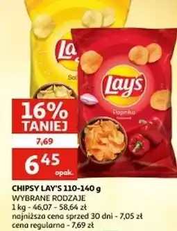 Auchan Chipsy solone Lay's oferta