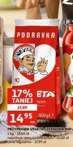 Auchan Przyprawa do potraw czerwona Vegeta oferta