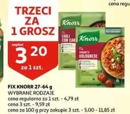 Auchan Spaghetti bolognese Knorr Fix oferta