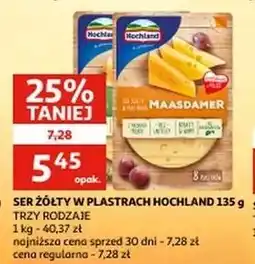 Auchan Ser gouda plastry Hochland oferta