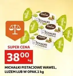 Auchan Cukierki pistacjowe Wawel Michałki Białe oferta