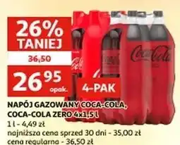 Auchan Napój Coca-Cola Zero oferta