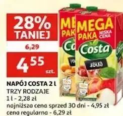 Auchan Napój pomarańczowy Costa oferta