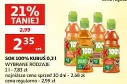Auchan Sok pomarańczowo-jabłkowy Kubuś 100% oferta