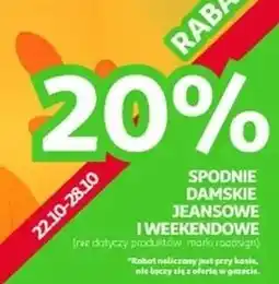 Auchan Spodnie damskie weekendowe oferta