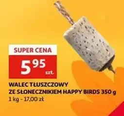 Auchan Walec tłuszczowy ze słonecznikiem 350 g Happy Birds oferta