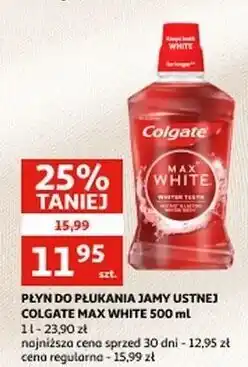 Auchan Płyn do płukania ust Colgate Max White oferta