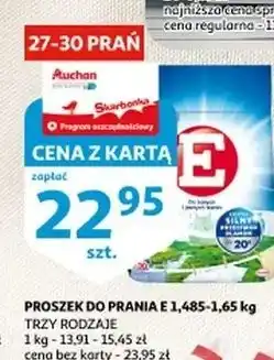 Auchan Proszek do prania białych i jasnych tkanin E oferta