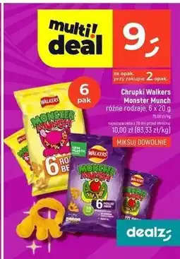 Dealz Chrupki monster munch roast beef Walkers oferta