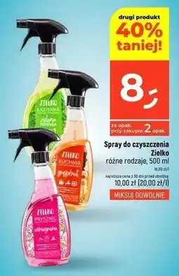 Dealz Płyn do czyszczenia kabin prysznicowych winogrono Zielko oferta