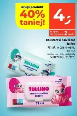 Dealz Chusteczki nawilżane Tullino oferta