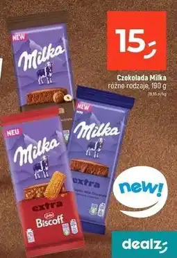Dealz Czekolada z pastą orzechów laskowych Milka Extra oferta