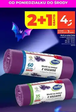 Dealz Worki na śmieci lawendowe 35 l Stella oferta