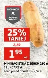 Auchan Mini bagietka z serem Auchan oferta