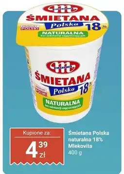 Dino Śmietana Polska naturalna 18% Mlekovita oferta