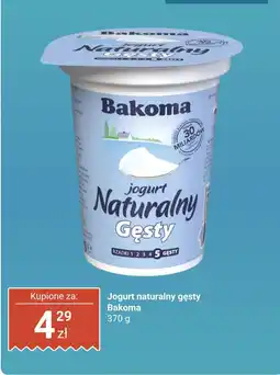 Dino Jogurt naturalny gęsty Bakoma oferta