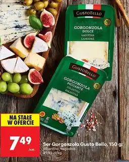 Biedronka Ser Gorgonzola łagodna Gusto Bello oferta