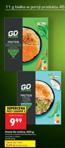 Biedronka Danie gotowe kurczak z puree marchewkowym Go Active oferta