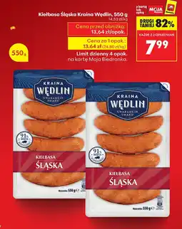 Biedronka Kiełbasa śląska 550g Kraina Wędlin oferta