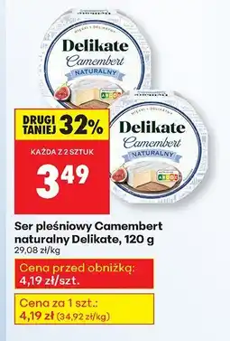 Biedronka Ser pleśniowy Camembert naturalny Delikate oferta