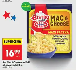 Biedronka Ser Mac&Cheese wiórki 500 g Mlekovita oferta