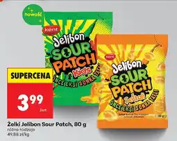 Biedronka Żelki Jelibon Sour Patch różne rodzaje Kent oferta