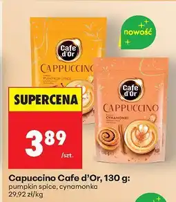 Biedronka Capuccino pumpkin spice Cafe d'Or oferta