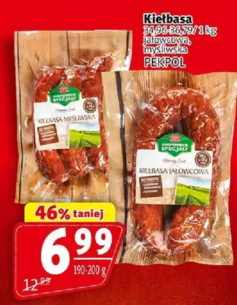 Kiełbasa kabanosy/z kg, błocowa, mysliwska PEKPOL