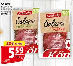 Prim Market Salami 55,90/ 1 kg z pieprzem ziarnistym, z szynką KONECKE oferta
