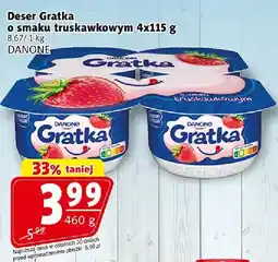 Prim Market Deser Gratka o smaku truskawkowym DANONE oferta