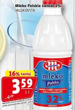Prim Market Mleko Polskie świeże 2% MLEKOVITA oferta