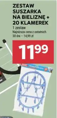Stokrotka Market Zestaw suszarka na bieliznę + 20 klamerek oferta