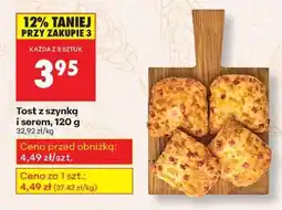 Biedronka Tost z szynką i serem , 120 g oferta