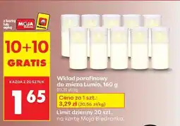 Biedronka Wkład parafinowy do znicza Lumia, 160 g oferta