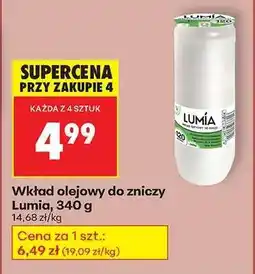 Biedronka Wkład olejowy do zniczy Lumia , 340 g oferta