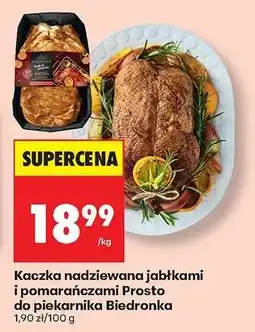 Biedronka Kaczka nadziewana jabłkami i pomarańczami Prosto do piekarnika Biedronka oferta
