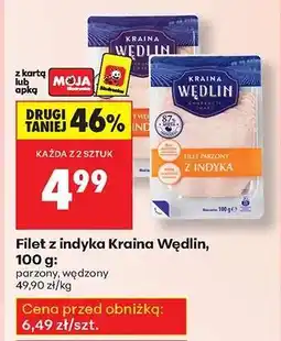 Biedronka Filet z indyka Kraina Wędlin , 100 g oferta