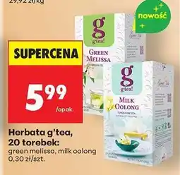 Biedronka Herbata g’tea, 20 torebek oferta
