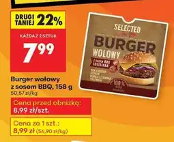 Biedronka Burger wołowy z sosem BBQ, 158 g oferta