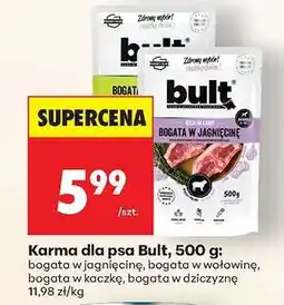 Biedronka Karma dla psa Bult, 500 g oferta